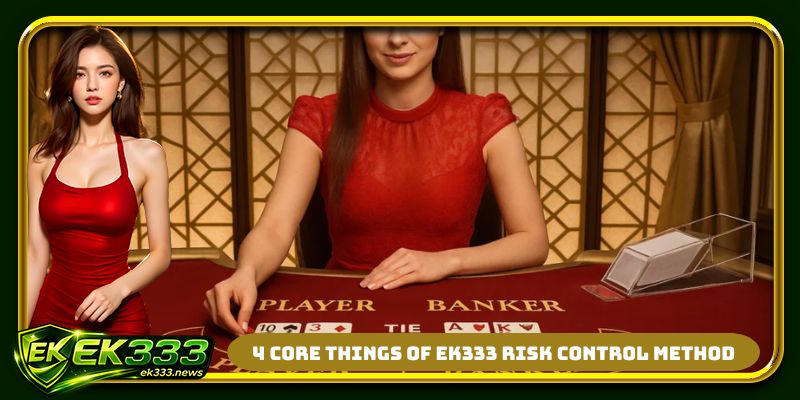 4 core things of EK333 risk control method