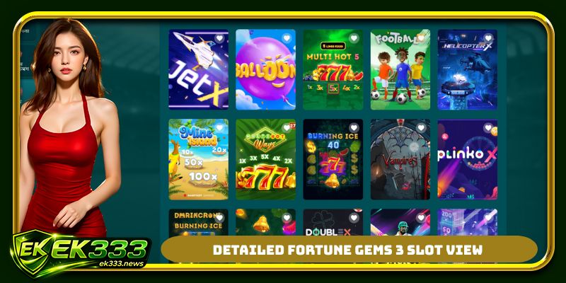 Detailed Fortune Gems 3 slot view