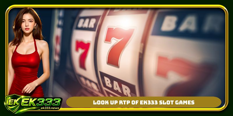 Look up RTP of EK333 slot games
