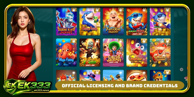 Official licensing and brand credentials